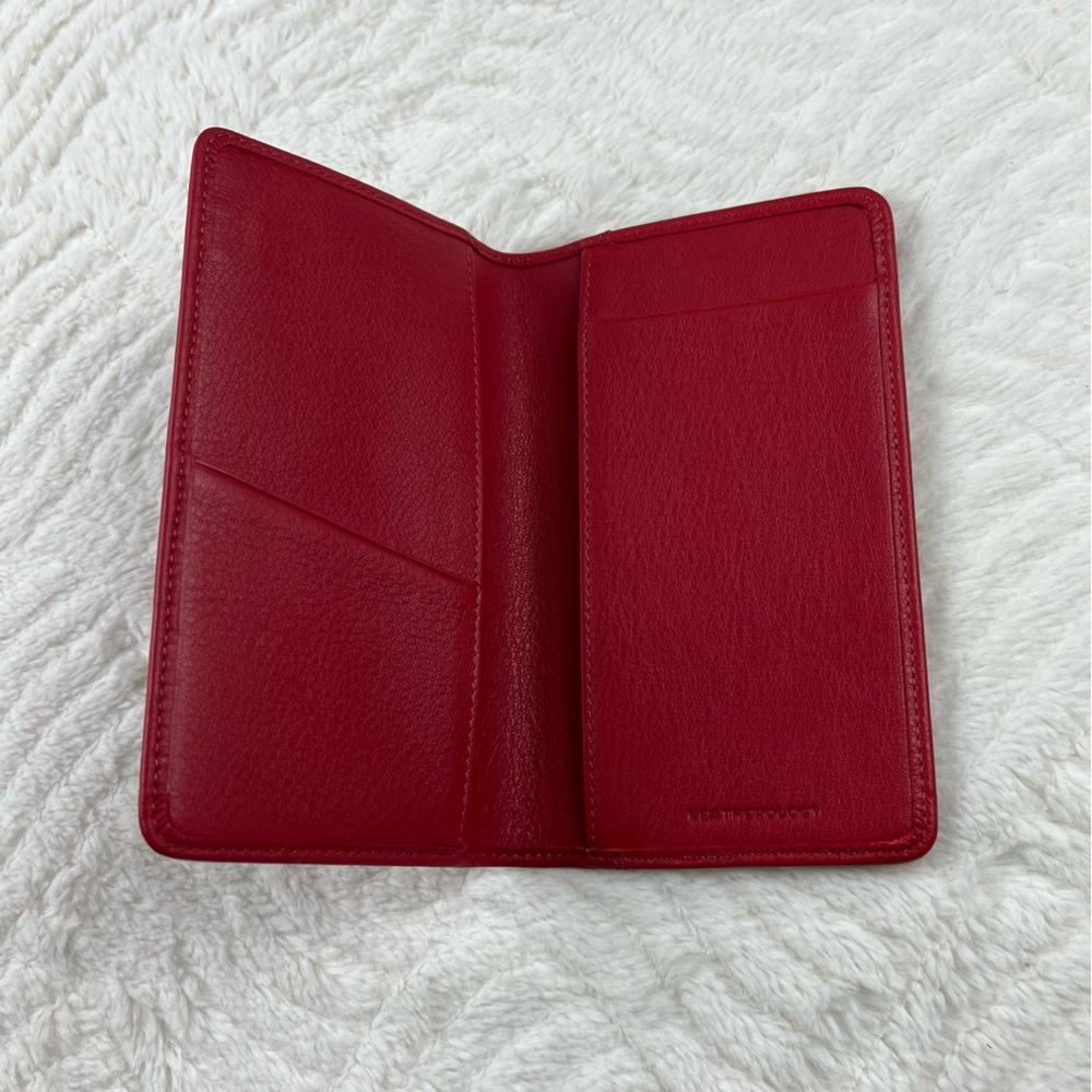 Leatherology Red Leather Wallet